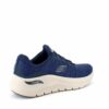 Blå herrskor från Skechers med extra hålfotsstöd