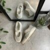 Vit ballerina från Green Comfort med hålfotsstöd och kardborreband