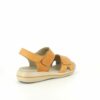 Gul skinnsandal från Green Comfort