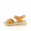 Gul skinnsandal från Green Comfort