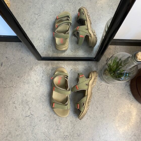 Grön Green Comfort sandal för dig som går och står många timmar