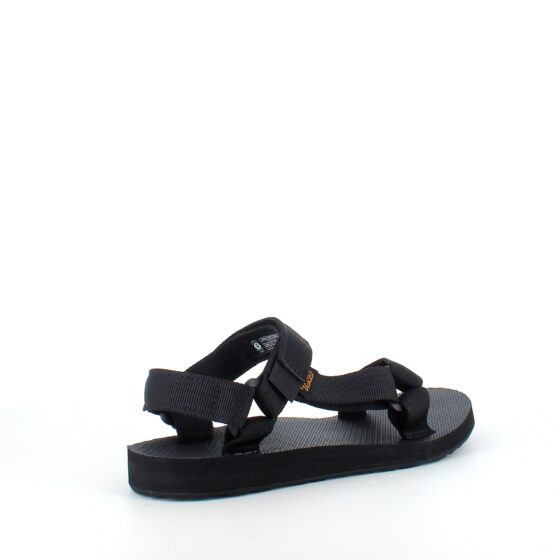 Svart Teva-sandal i enkel design med hålfotsstöd