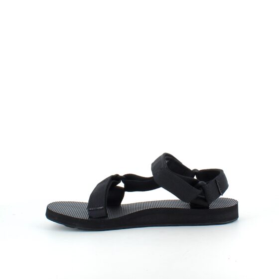Svart Teva-sandal i enkel design med hålfotsstöd