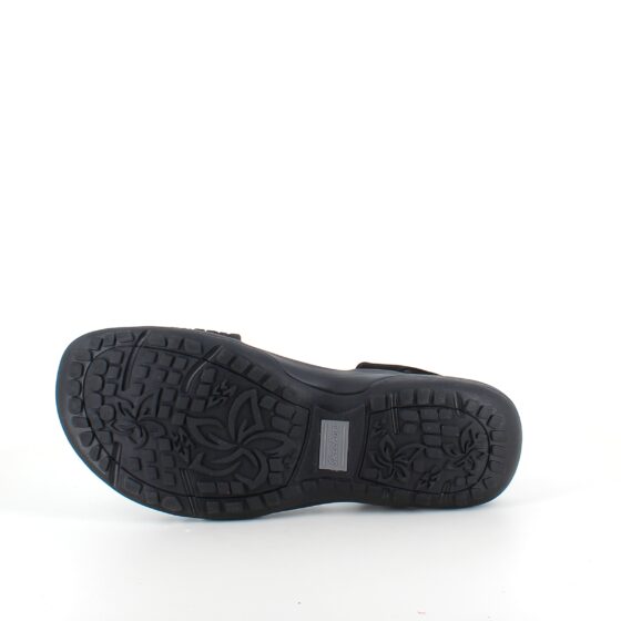 Svart Skechers sandal med elastiska remmar