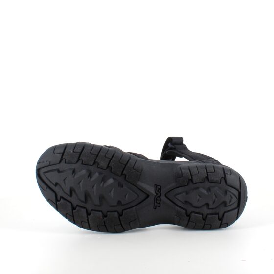 Teva Tirra, smart svart sandal från Teva med bra fotvalvsstöd