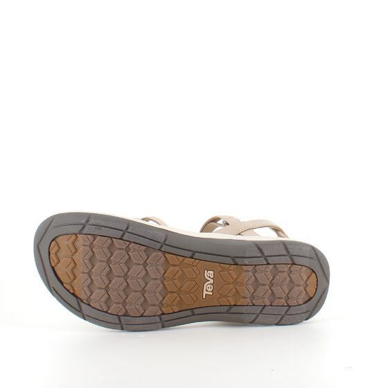 Beige Teva Tirra Traveler damsandal med hålfotsstöd