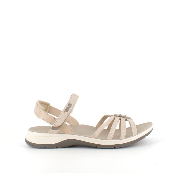 Beige Teva Tirra Traveler damsandal med hålfotsstöd
