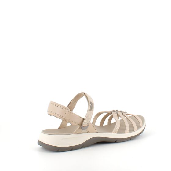 Beige Teva Tirra Traveler damsandal med hålfotsstöd