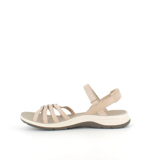 Beige Teva Tirra Traveler damsandal med hålfotsstöd