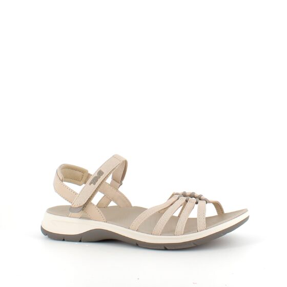 Beige Teva Tirra Traveler damsandal med hålfotsstöd