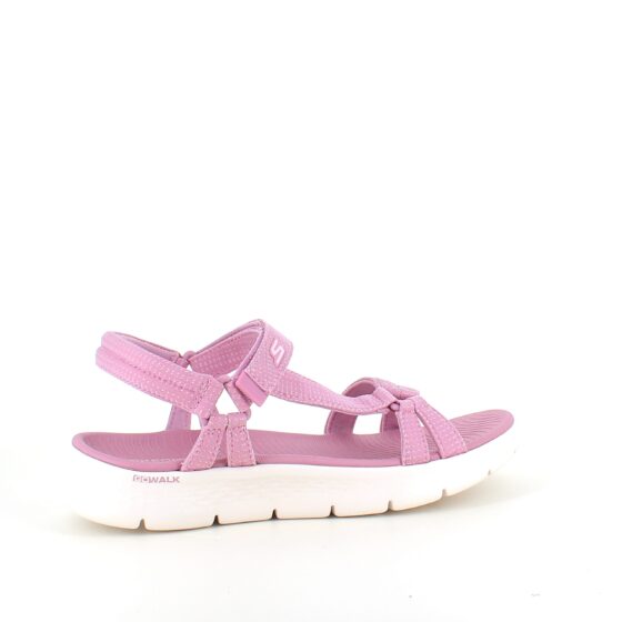 Rosa Skechers GOwalk sandal, bred modell