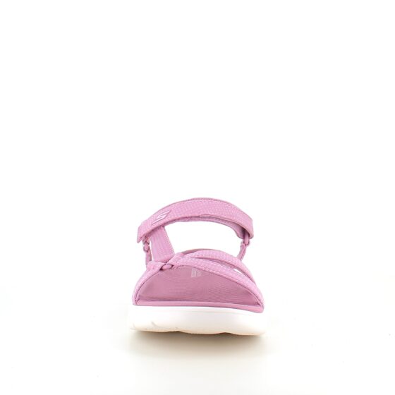 Rosa Skechers GOwalk sandal, bred modell