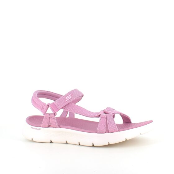 Rosa Skechers GOwalk sandal, bred modell