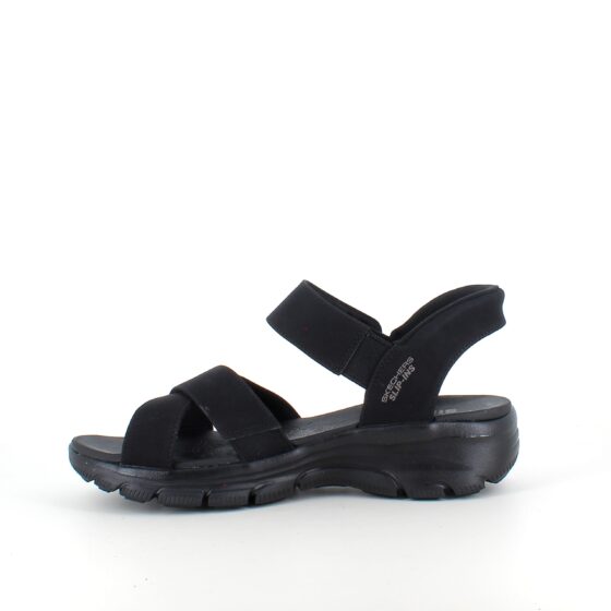 Svart Step-Ins sandal med bra passform