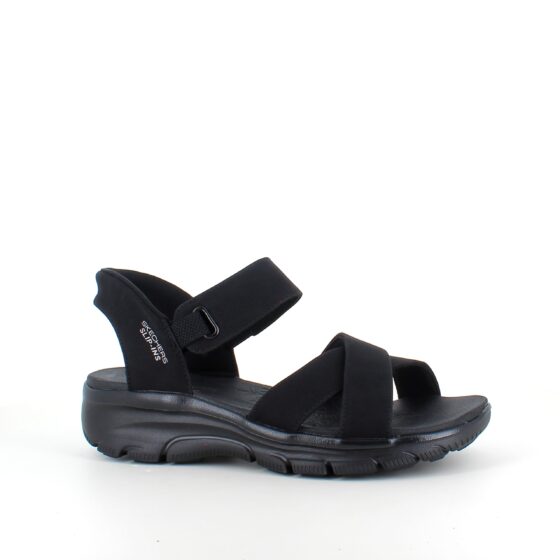 Svart Step-Ins sandal med bra passform