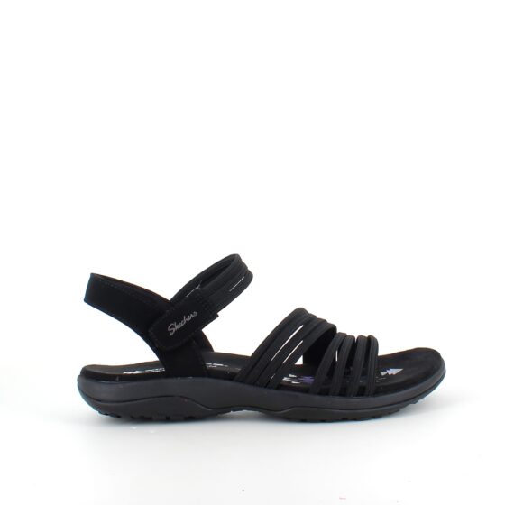 Svart Skechers sandal med elastiska remmar