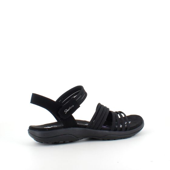 Svart Skechers sandal med elastiska remmar