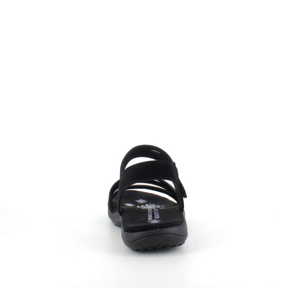 Svart Skechers sandal med elastiska remmar