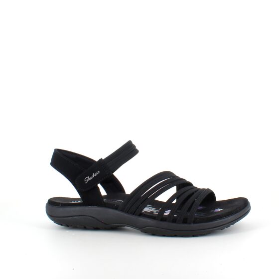 Svart Skechers sandal med elastiska remmar