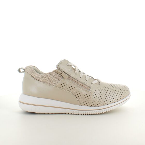 Andningsbara beige sneakers från Green Comfort