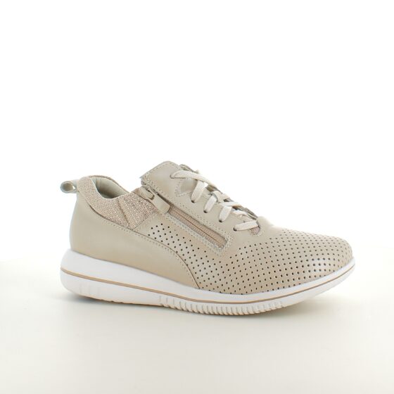 Andningsbara beige sneakers från Green Comfort