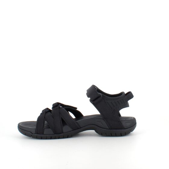 Teva Tirra, smart svart sandal från Teva med bra fotvalvsstöd