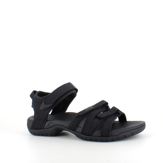 Teva Tirra, smart svart sandal från Teva med bra fotvalvsstöd