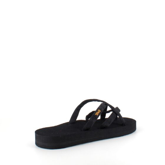Svart Teva slip-on sandal med mjuka textilremmar