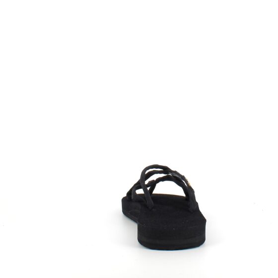 Svart Teva slip-on sandal med mjuka textilremmar