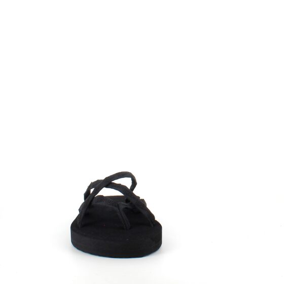 Svart Teva slip-on sandal med mjuka textilremmar