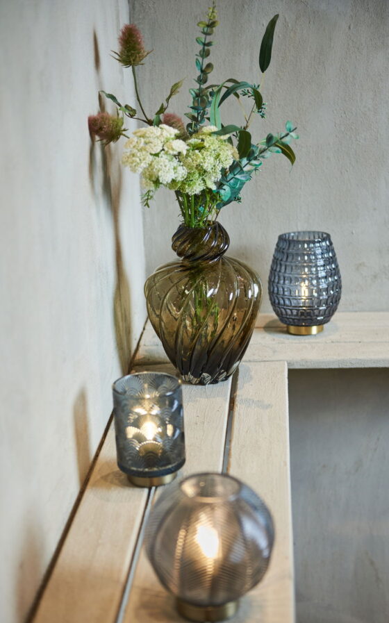 LED-lampa med elegant design – Blå
