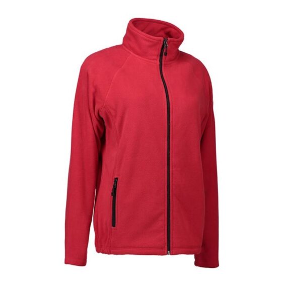 Nybo Röd Dam Skjorta & Outdoort Microfleece Kofta, Antipilling, Elastan