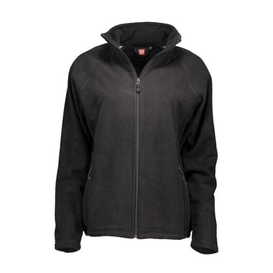 Nybo Svart Dam Skjortor & Outdoor Microfleece Kofta, Lätt Figursydd