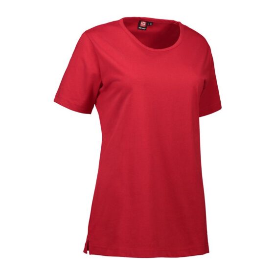 Nybo Röd Dam Prowear T-Shirt, Slitstark, Formstabil