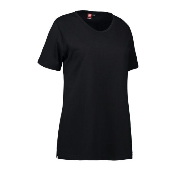 Nybo Svart Dam Prowear T-Shirt, Slitstark, Figursydd, Formstabil