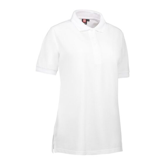 Nybo Vit Dam Prowear Polo, Extra Slitstark, Klassisk Modell
