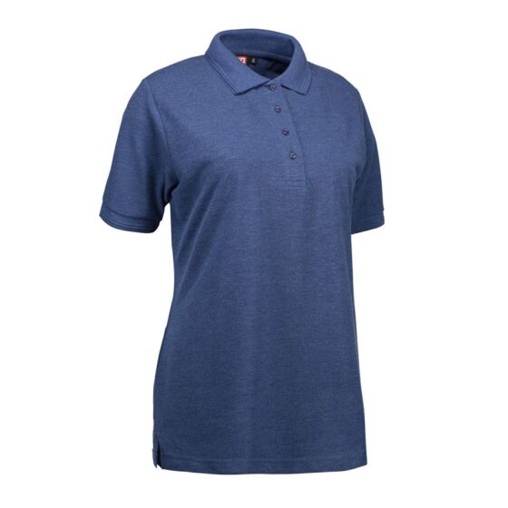 Nybo Blå Melange Dam Prowear Polo, Extra Slitstark