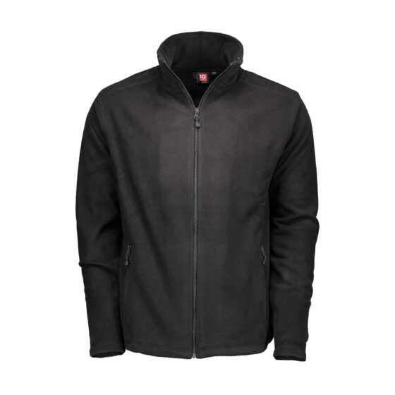 Nybo Svart Herrskjorta & Outdoort Micro Fleece Kardigan, Antipilling, Elastisk
