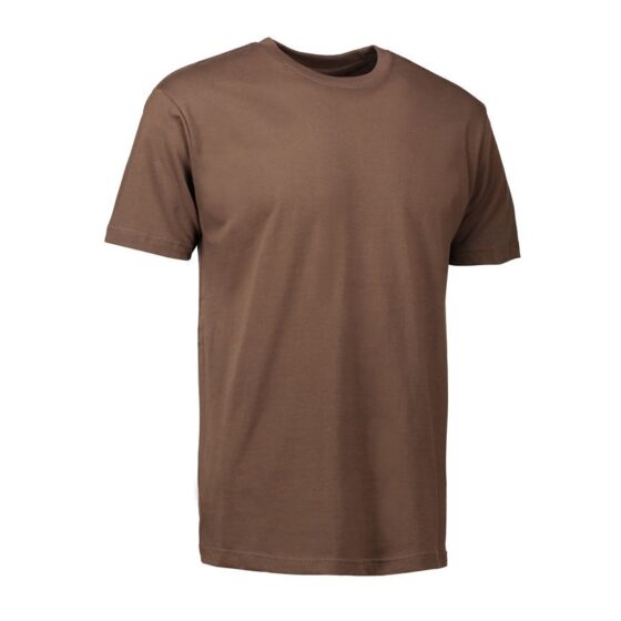 Nybo Mokka Herr Basic T-shirt, Klassisk Modell, Håller Formen