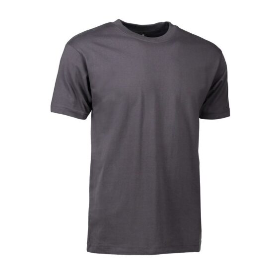 Nybo Kolgrå Herr Grundläggande T-shirt, Klassisk Modell, Håller Formen