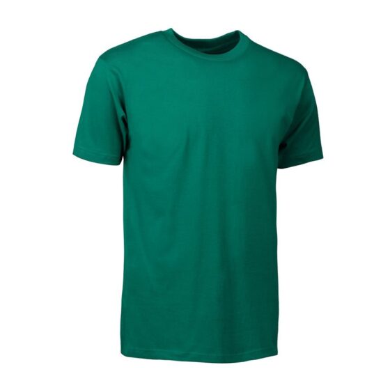 Nybo Grön Herr Basic T-Shirt, Klassisk Modell, Håller Formen