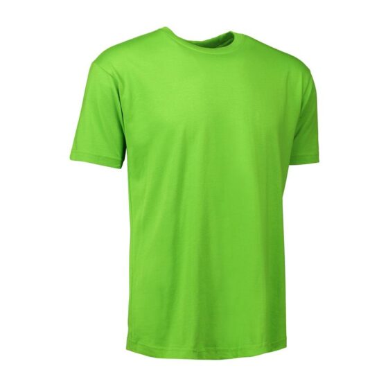 Nybo Äppelgrön Herrar Basic T-shirt, Klassisk Modell, Slitstark, Komfort