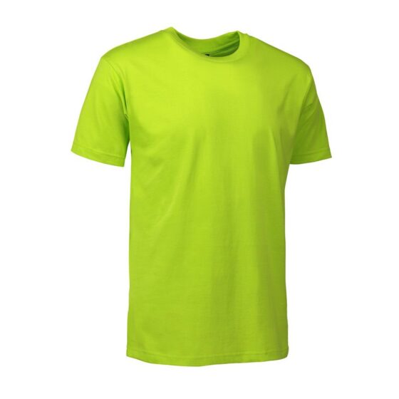 Nybo Lime Herr Basic T-shirt, Klassisk Modell, Håller Formen