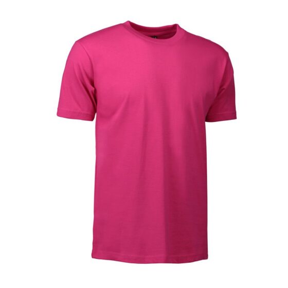 Nybo Rosa Herr Basic T-Shirt, Slitstark, Klassisk Modell