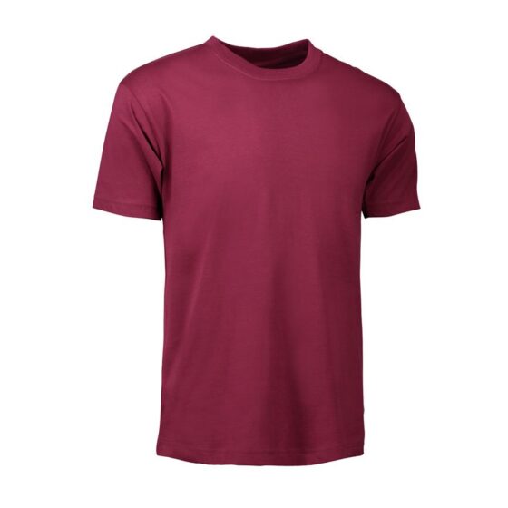 Nybo Bordeaux Herr Basic T-Shirt, Klassisk Modell, Bibehåller Formen