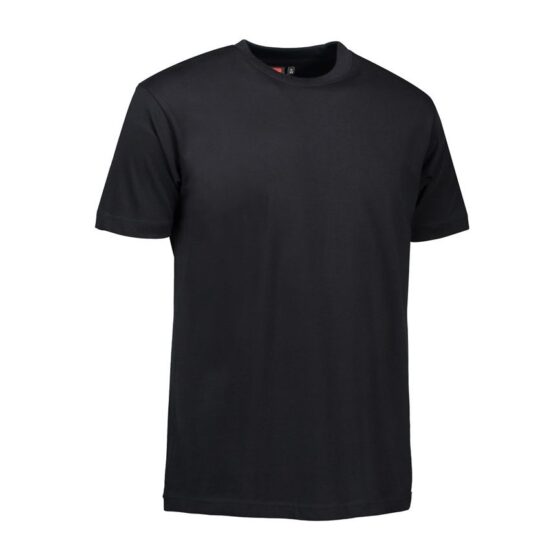 Nybo Svart Herr Basic T-shirt, Klassisk Modell, Slitstark Passform