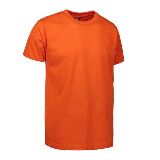Nybo Orange Herr Prowear T-Shirt, Slitstark, Kortärmad, Förkrympt
