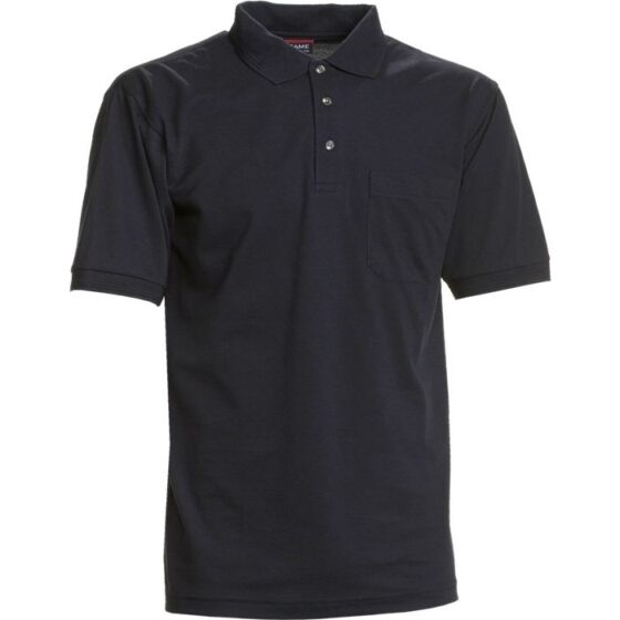 Nybo Navy Herrpolo Basic, Slitstark, Bröstficka