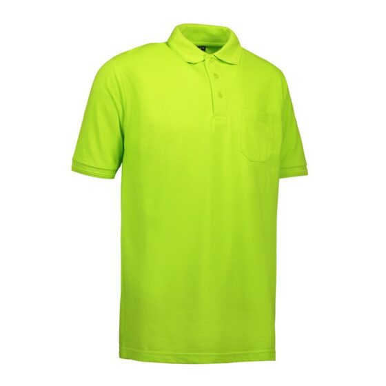 Nybo Lime Herr Prowear Polotröja, Slitstark, Bröstficka