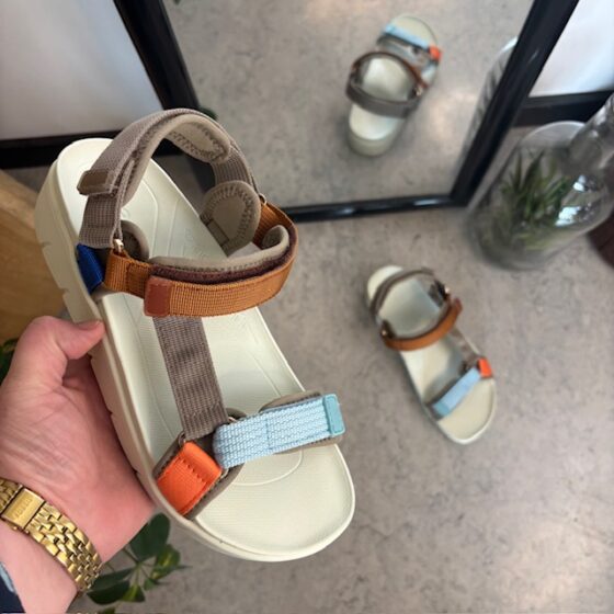 Flerfärgad Green Comfort sandal